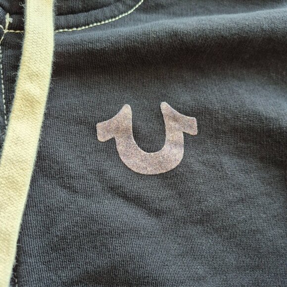 True Religion Buddha Zip Hoodie Black 3XL - Picture 5 of 14